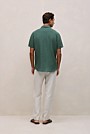 Linen End On End Short Sleeve Shirt