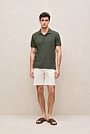 Pique Marle Monogram Polo