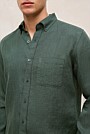 Regular Fit Linen End On End Shirt