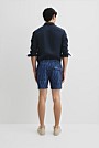 Recycled Polyester Leaf Print Swim Short