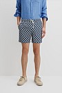 Polyester Geometric Print Swim Short