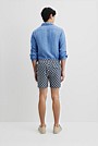 Polyester Geometric Print Swim Short