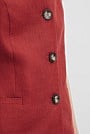 Linen A-Line Tailored Vest