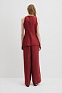 Linen A-Line Tailored Vest