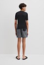 Teen Nylon Blend Short Sleeve Logo Rash Vest