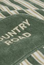 Australian Cotton Logo Stripe Poncho