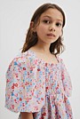 Shirred Mini Dress