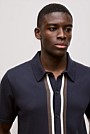 Cotton Silk Graphic Knit Shirt