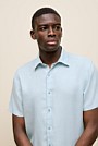 Linen End On End Short Sleeve Shirt