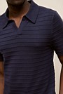 Cotton Silk Textured Polo