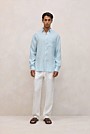 Regular Fit Linen End On End Shirt