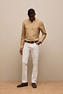 Regular Fit Linen End On End Shirt