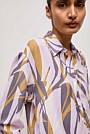 Shadow Leaf Relaxed Shirt Dress