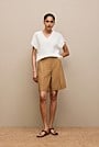 Mercerised Cotton Basketweave Knit Vest