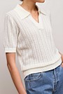 Mercerised Texture Knit Polo