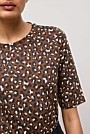 Cotton Leopard Half Sleeve T-shirt