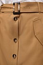 Button Through Belted Skirt