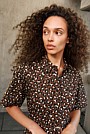 Leopard Poplin Belted Dress