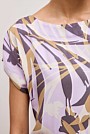 Shadow Leaf Woven Twill T-shirt