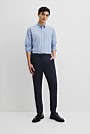 Long Sleeve Regular Fit Cotton Textured Shirt