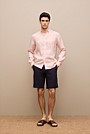Stretch Cotton Dobby Longline Short