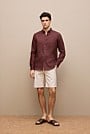 Regular Fit Linen Classic Long Sleeve Shirt