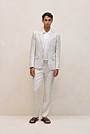 Regular Fit Linen Twill Blazer