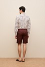 Stretch Cotton Dobby Longline Short
