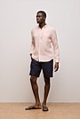 Regular Fit Linen Classic Long Sleeve Shirt