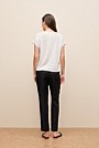 Linen Cotton Relaxed Crew T-shirt