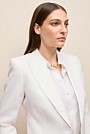 Linen Cotton Herringbone Blazer