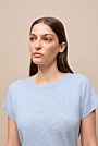 Linen Cotton Relaxed Crew T-shirt