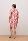 Peony Linen Popover Shift Dress