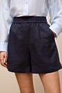 Linen Pull On Short