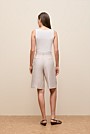 Linen Tailored Longline Short