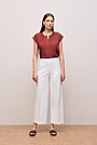 Modal Cap Sleeve Blouse