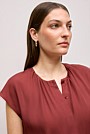 Modal Cap Sleeve Blouse