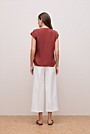 Modal Cap Sleeve Blouse