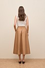 Cotton Poplin Pull On Skirt
