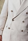 Linen Double Breasted Jacket