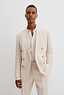 Linen Double Breasted Jacket