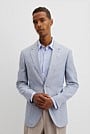 Regular Fit Linen Chambray Jacket