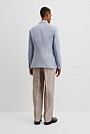 Regular Fit Linen Chambray Jacket