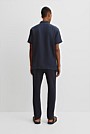 Double Pocket Textured Linen Short Sleeve Shirt