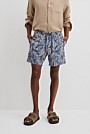 Recycled Polyester Paisley Print Swim Short