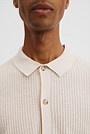 Short Sleeve Cotton Linen Knit Shirt