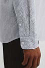 Slim Fit Print Cotton Shirt