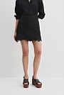 Linen Scalloped Skirt