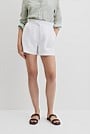 Organically Grown Linen Tie Detail Short