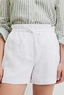 Organically Grown Linen Tie Detail Short